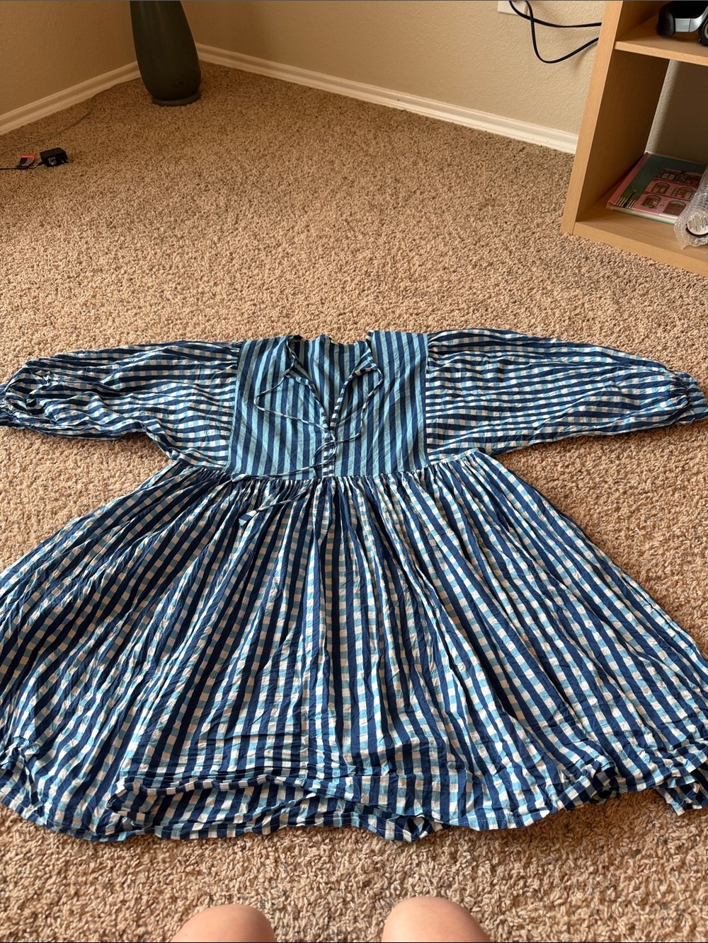 Block print Mini dress